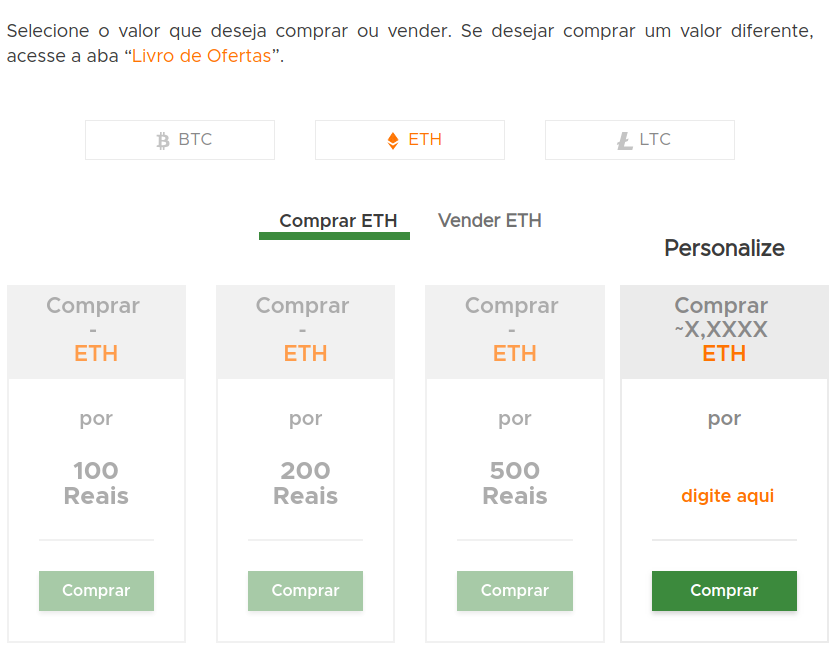 comprar e vender ethereum