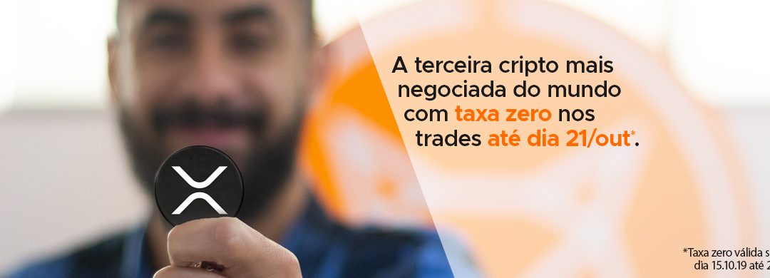 XRP chegou na Foxbit e com taxa zero por 7 dias.