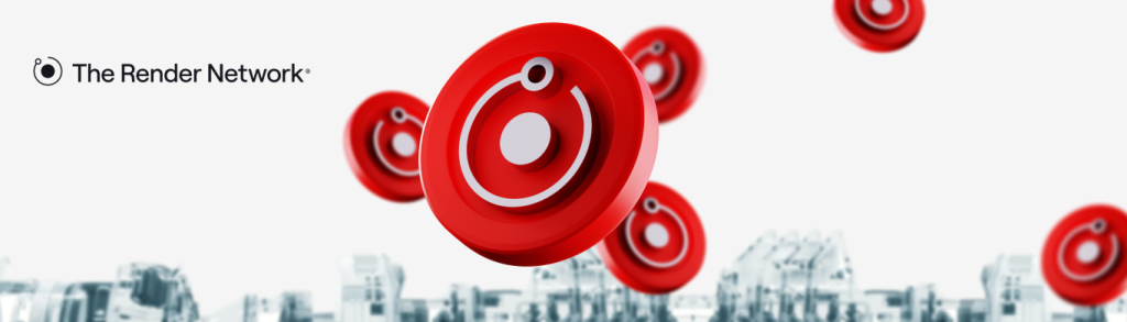 Banner com logo da Render